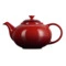 Чайник заварочный с ситечком Le Creuset Cerise 1,3 л, каменная керамика, красный