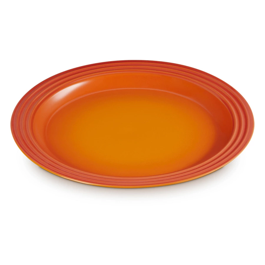 Тарелка обеденная Le Creuset Flame 27 см, каменная керамика