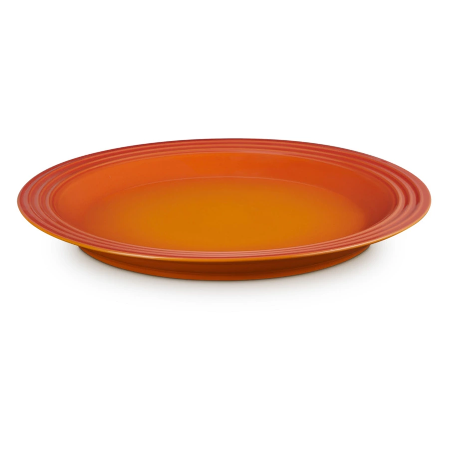 Тарелка обеденная Le Creuset Flame 27 см, каменная керамика