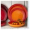 Тарелка десертная Le Creuset 22 см, каменная керамика, оранжевый
