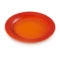 Тарелка десертная Le Creuset 22 см, каменная керамика, оранжевый