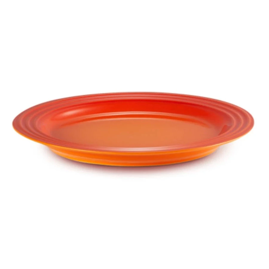 Тарелка десертная Le Creuset 22 см, каменная керамика, оранжевый
