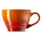 Кружка для капучино Le Creuset Flame 400 мл, керамика, оранжевая