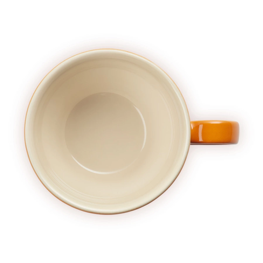 Кружка для капучино Le Creuset Flame 400 мл, керамика, оранжевая