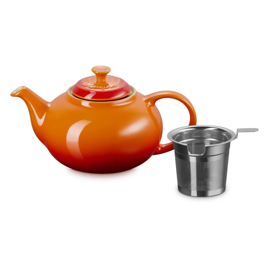 Чайник заварочный с ситечком Le Creuset Flame 1.3 л, каменная керамика
