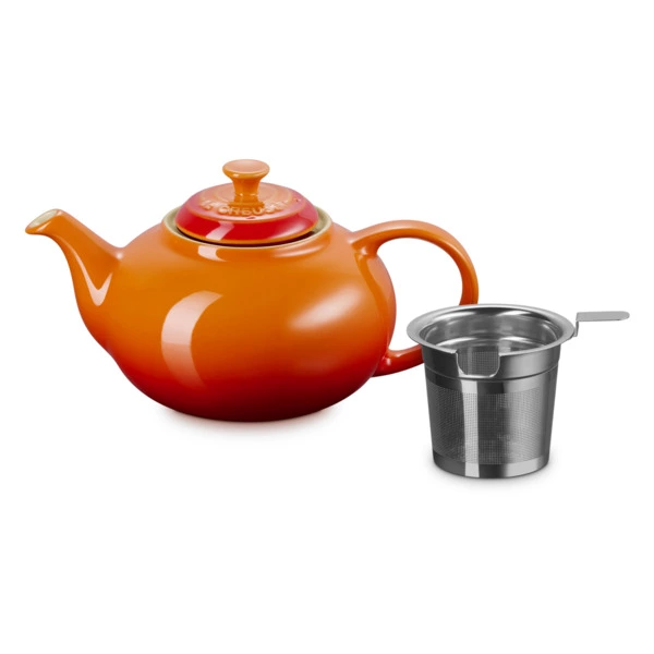 Чайник заварочный с ситечком Le Creuset Flame 1.3 л, каменная керамика
