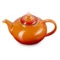 Чайник заварочный с ситечком Le Creuset Flame 1.3 л, каменная керамика