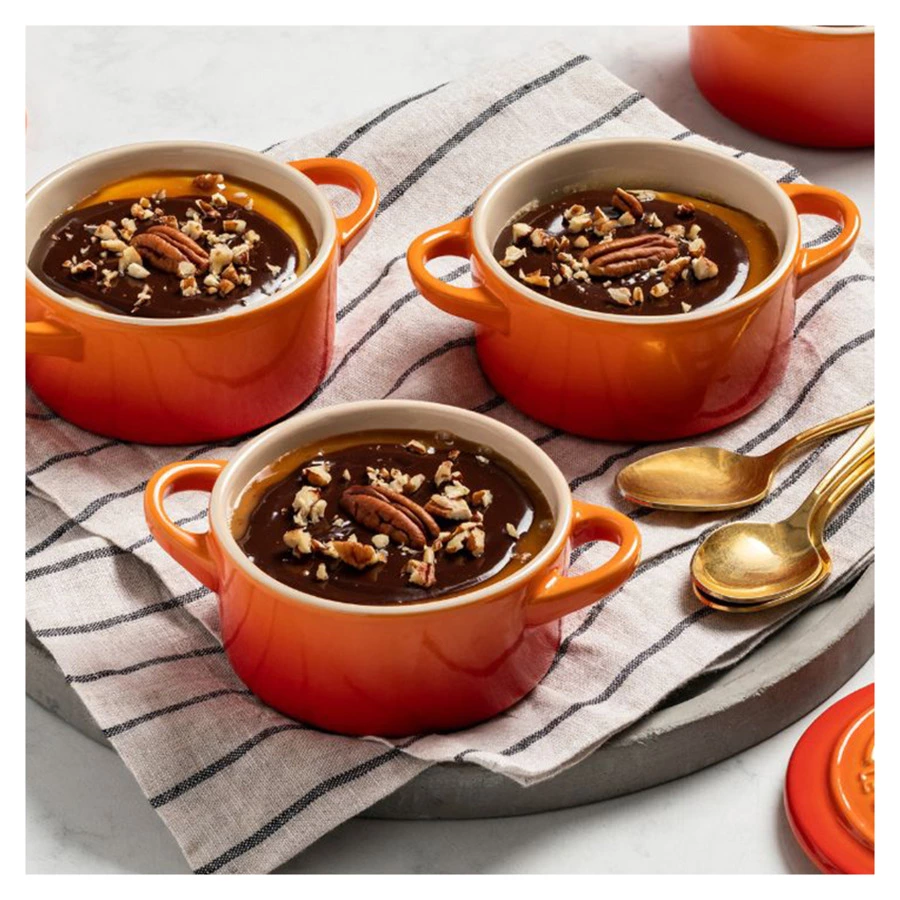 Кокот Le Creuset Flame 250 мл, 10 см, керамика, оранжевый