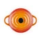 Кокот Le Creuset Flame 250 мл, 10 см, керамика, оранжевый