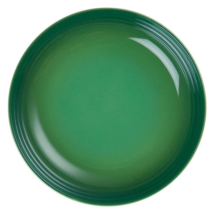 Тарелка суповая Le Creuset Bamboo Green 22 см, каменная керамика