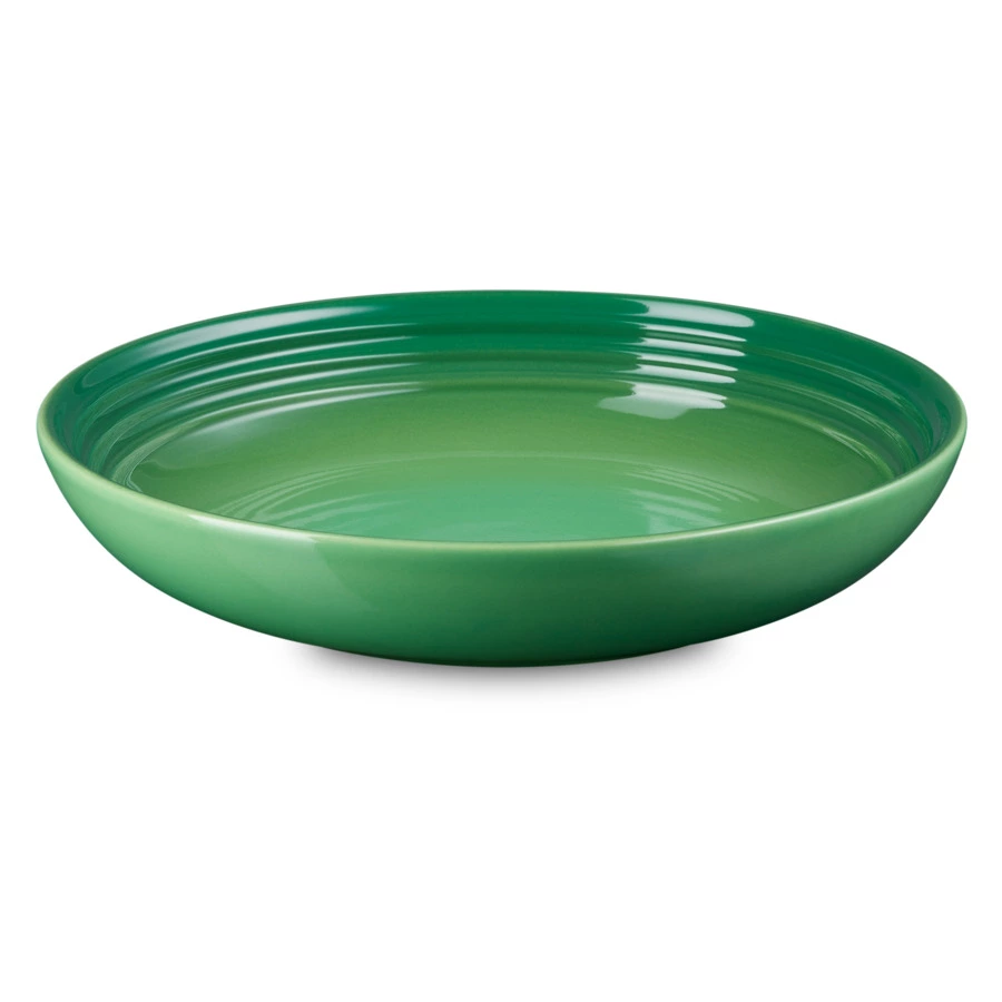 Тарелка суповая Le Creuset Bamboo Green 22 см, каменная керамика