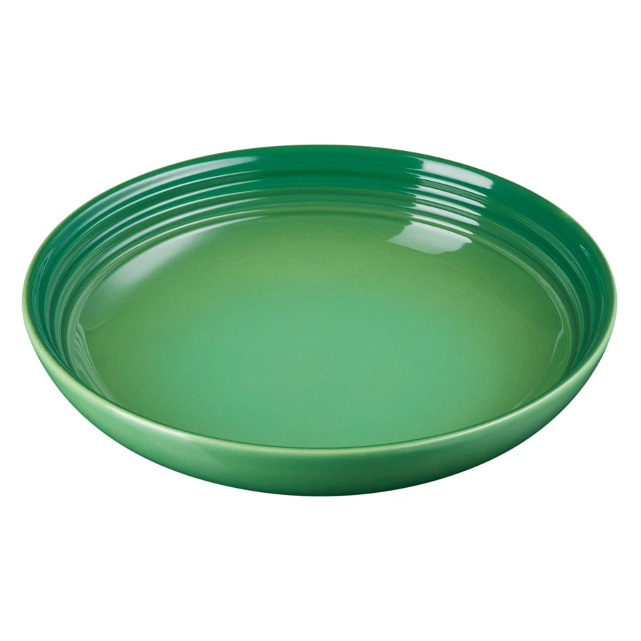 Тарелка суповая Le Creuset Bamboo Green 22 см, каменная керамика
