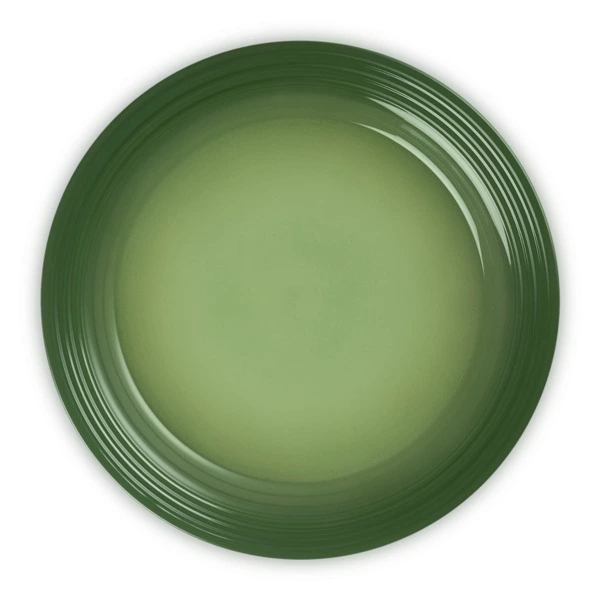 Тарелка обеденная Le Creuset 27 см, каменная керамика, зеленый