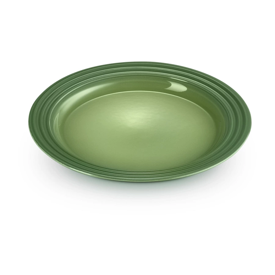 Тарелка десертная Le Creuset 22 см, каменная керамика, зеленый