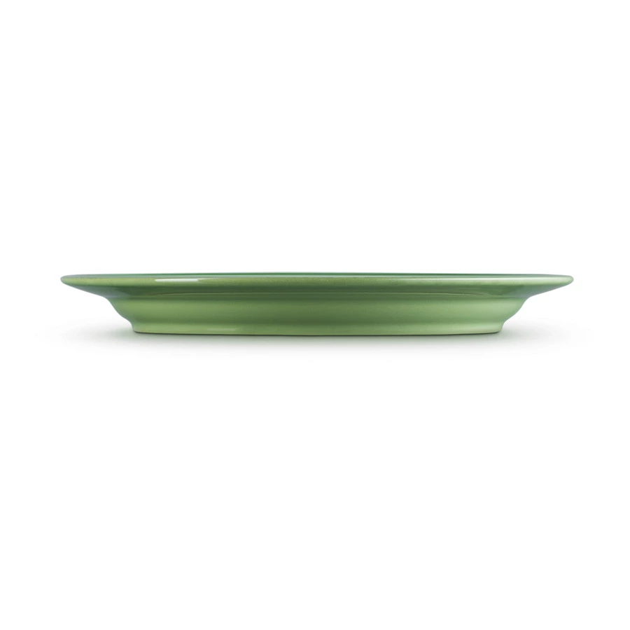Тарелка десертная Le Creuset 22 см, каменная керамика, зеленый