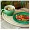 Тарелка десертная Le Creuset 22 см, каменная керамика, зеленый