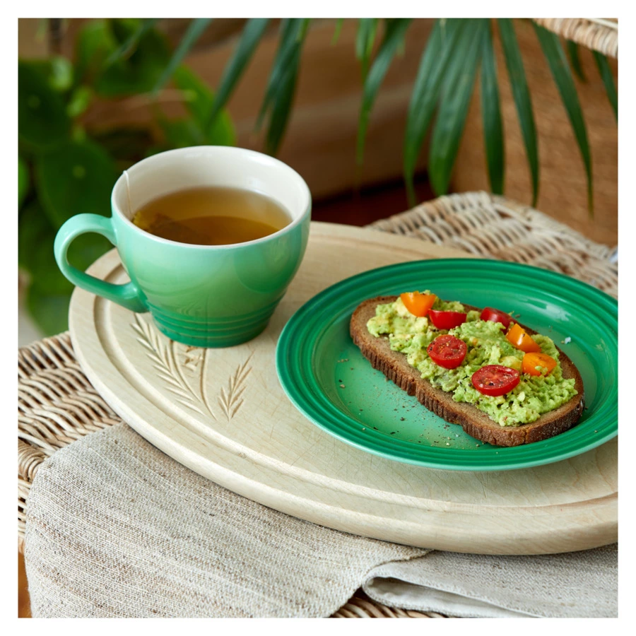 Кружка для капучино Le Creuset Bamboo Green 400 мл, керамика, зеленая