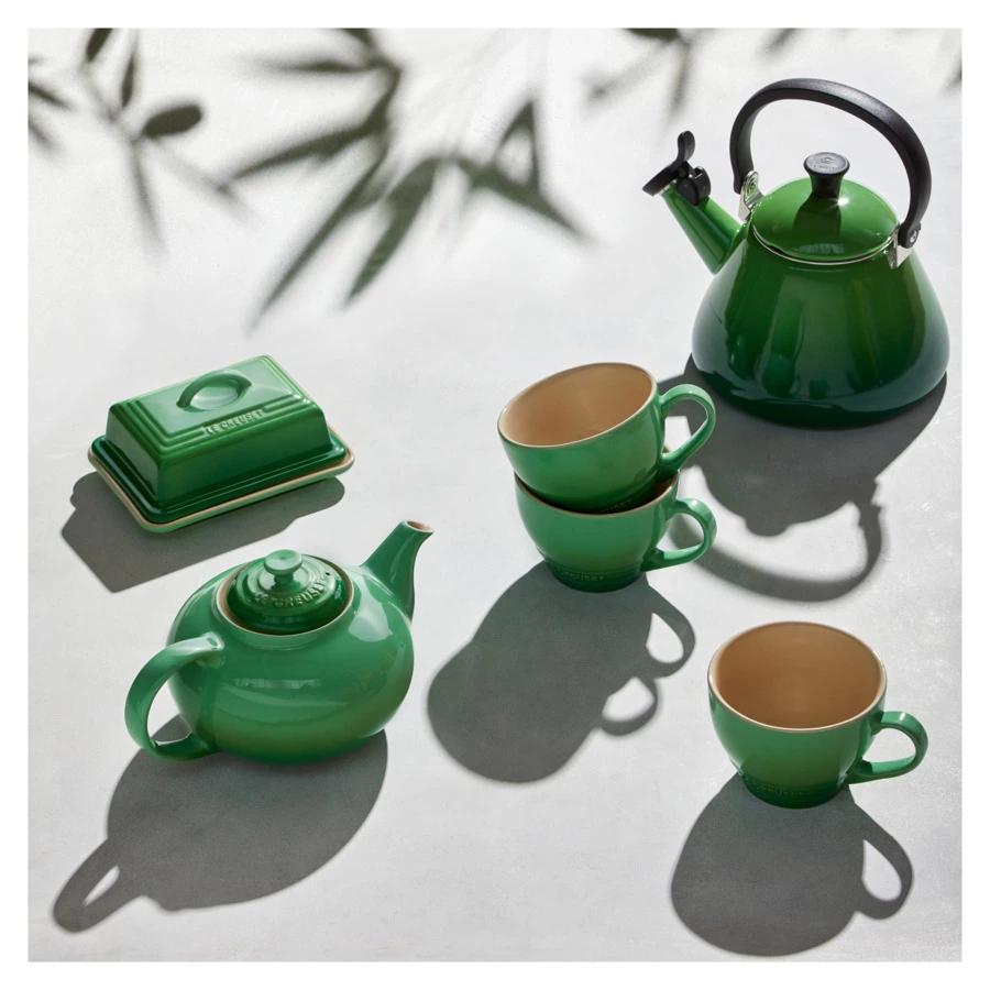 Кружка для капучино Le Creuset Bamboo Green 400 мл, керамика, зеленая