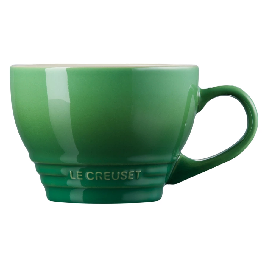 Кружка для капучино Le Creuset Bamboo Green 400 мл, керамика, зеленая