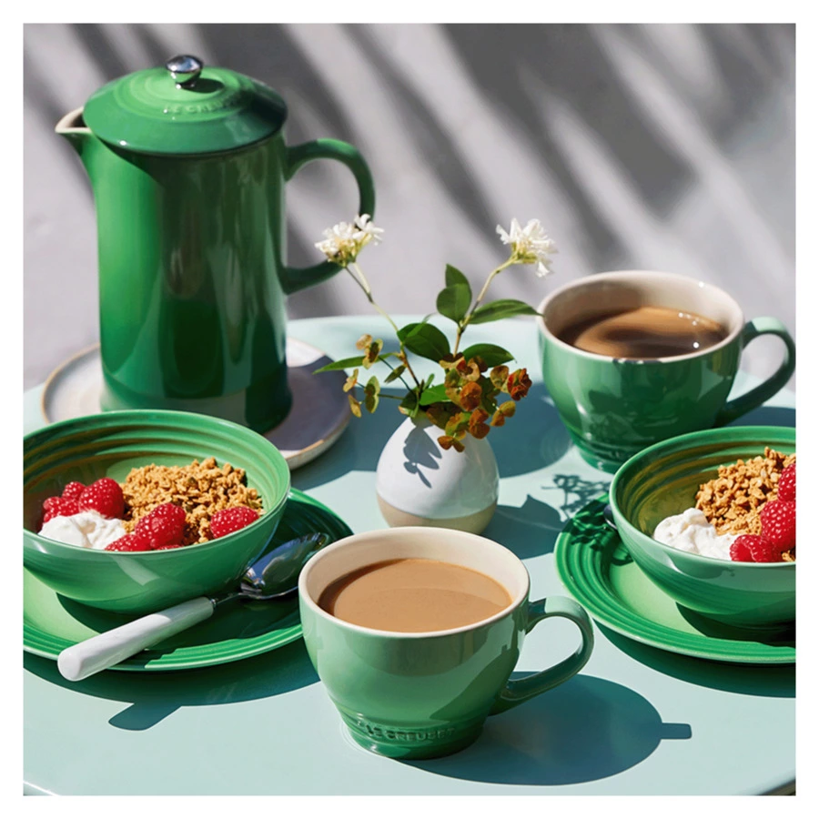 Кружка для капучино Le Creuset Bamboo Green 400 мл, керамика, зеленая