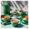 Кружка для капучино Le Creuset Bamboo Green 400 мл, керамика, зеленая