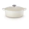 Кастрюля овальная Le Creuset  Meringue 4,1 л, диаметр 27 см