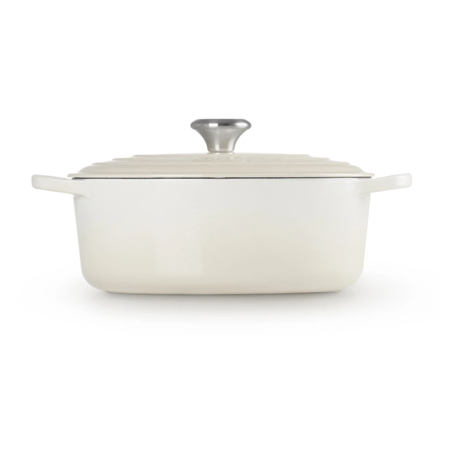 Кастрюля овальная Le Creuset  Meringue 4,1 л, диаметр 27 см