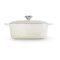 Кастрюля овальная Le Creuset  Meringue 4,1 л, диаметр 27 см