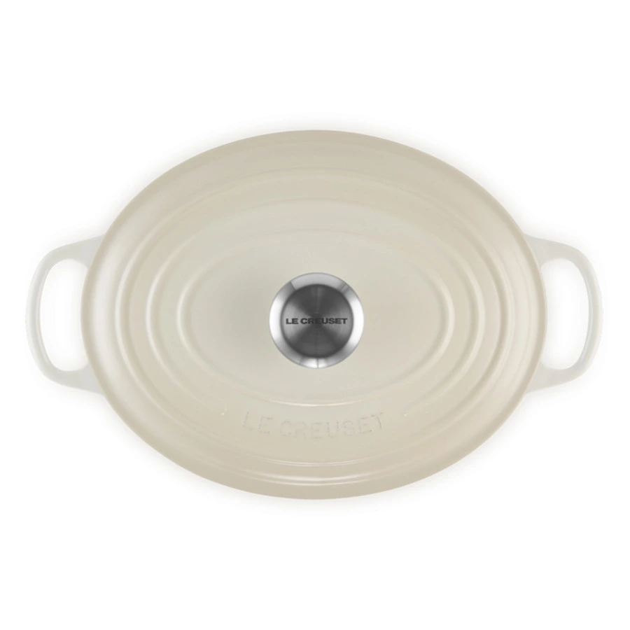 Кастрюля овальная Le Creuset  Meringue 4,1 л, диаметр 27 см