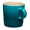 Кружка для капучино Le Creuset Deep Teal 200 мл, керамика, лазурь