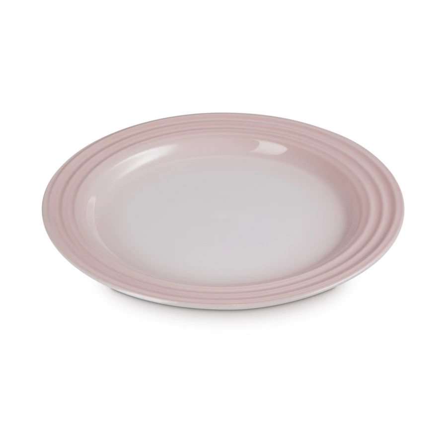 Тарелка десертная Le Creuset 22 см, каменная керамика, розовый
