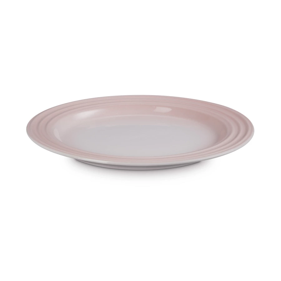 Тарелка десертная Le Creuset 22 см, каменная керамика, розовый
