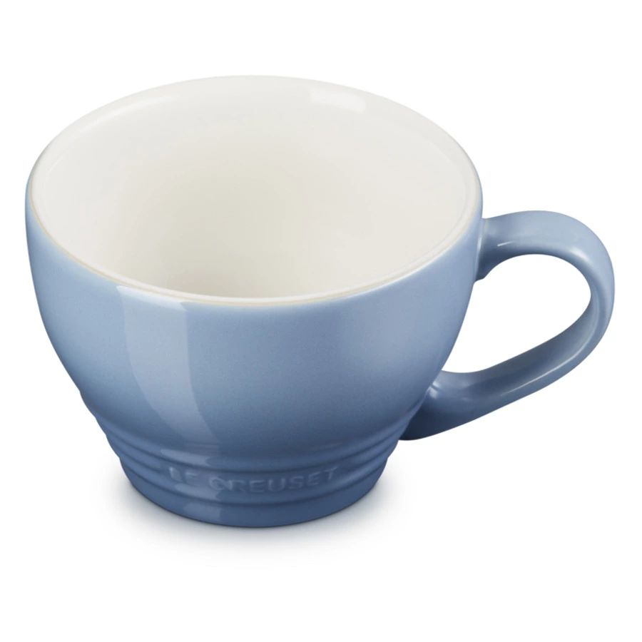 Кружка для капучино Le Creuset Chambray 400 мл, каменная керамика, серо-голубая