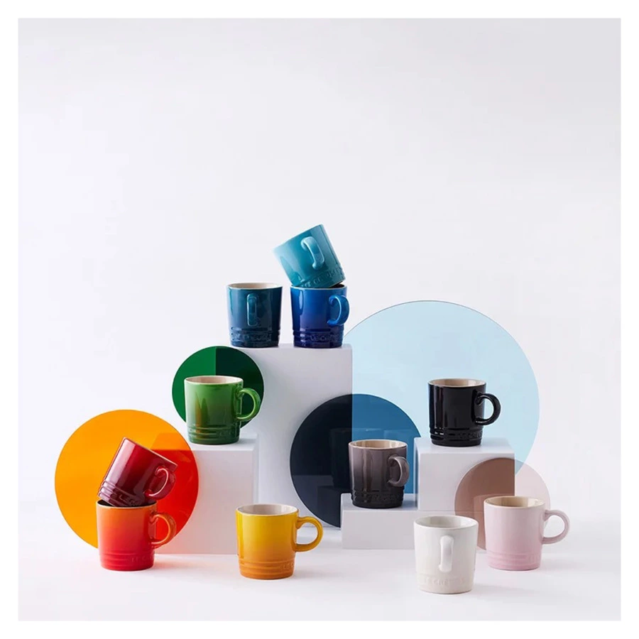 Кружка для капучино Le Creuset Flint 200 мл, каменная керамика, серый омбре