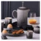 Френч-пресс объем Le Creuset Flint 1 л, каменная керамика
