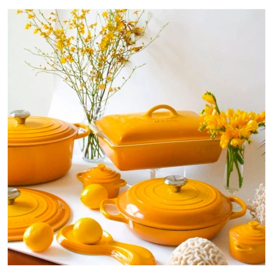 Кастрюля Le Creuset Nectar 4,2 л, 24 см, чугун, оранжевая