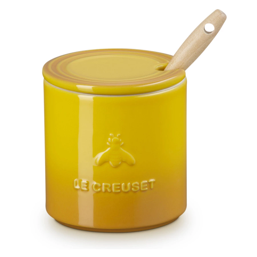 Банка для меда с ложкой Le Creuset Nectar 420 мл, каменная керамика
