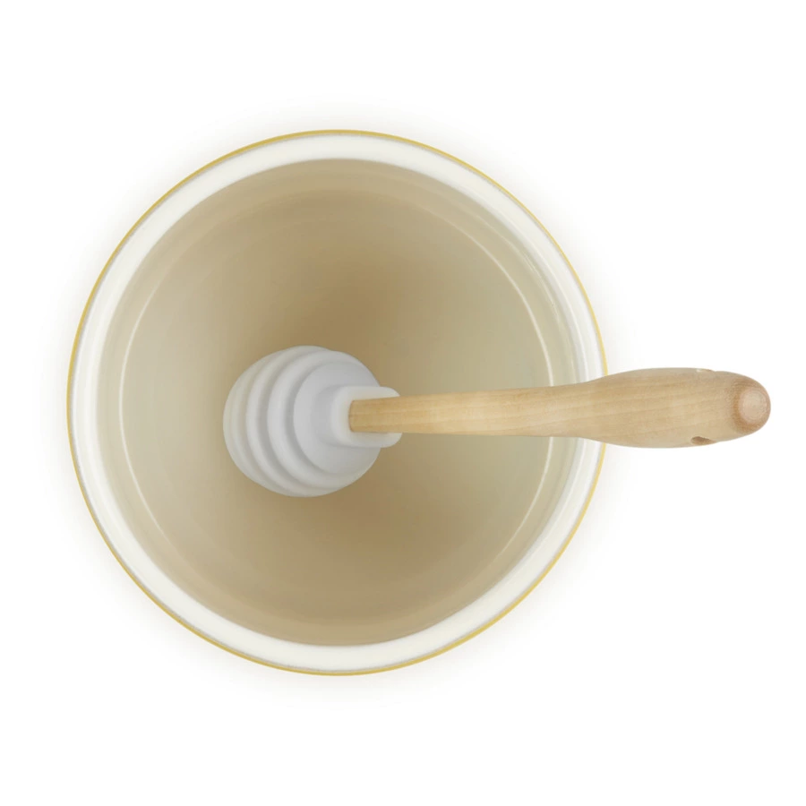 Банка для меда с ложкой Le Creuset Nectar 420 мл, каменная керамика