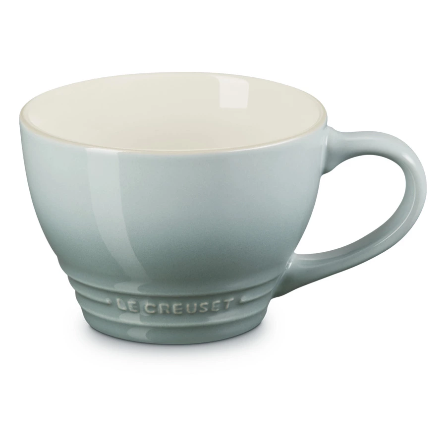 Кружка для капучино Le Creuset Sea Salt 400 мл, каменная керамика, серая