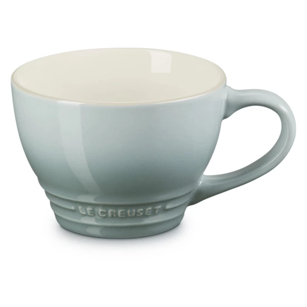 Кружка для капучино Le Creuset Sea Salt 400 мл, каменная керамика, серая