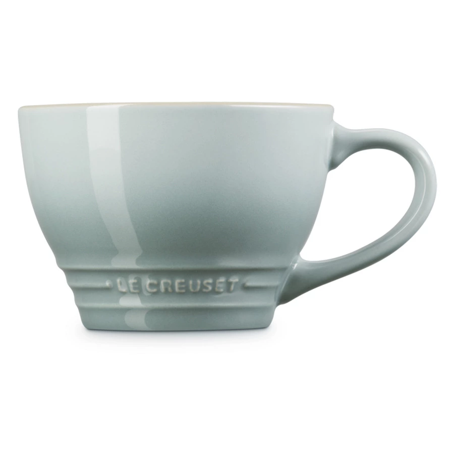 Кружка для капучино Le Creuset Sea Salt 400 мл, каменная керамика, серая