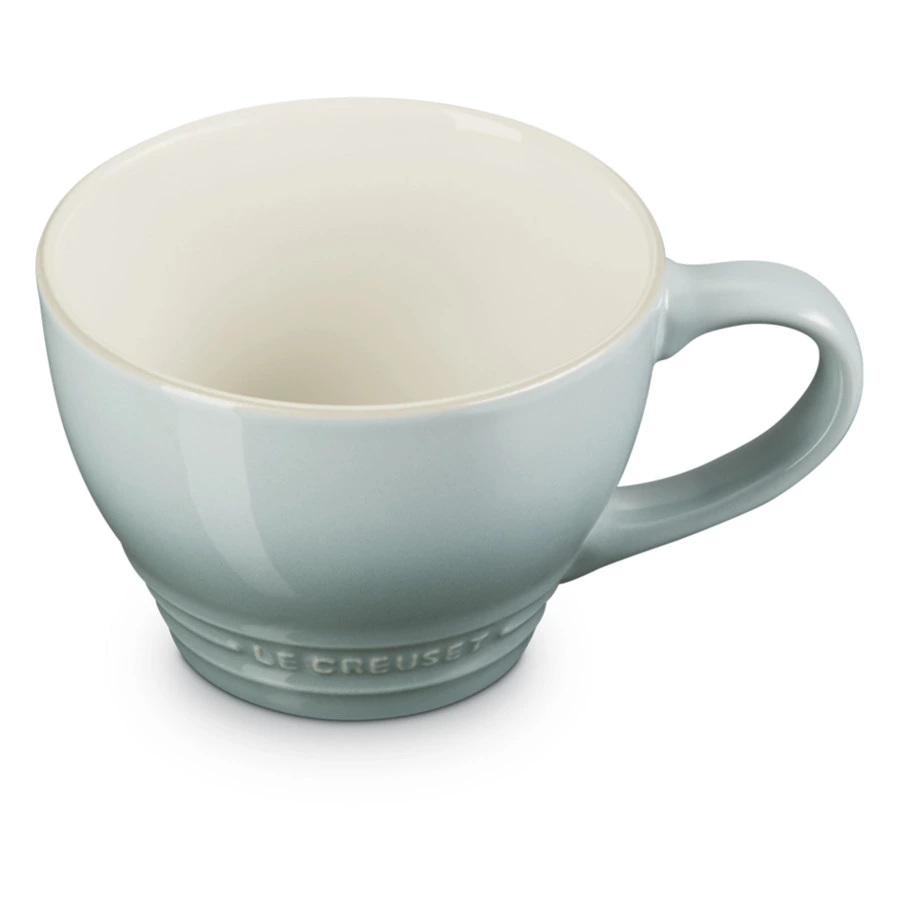 Кружка для капучино Le Creuset Sea Salt 400 мл, каменная керамика, серая