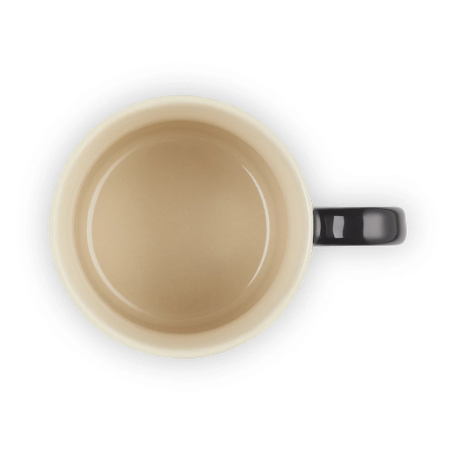 Кружка для капучино Le Creuset Black Onyx 200 мл, керамика, черная