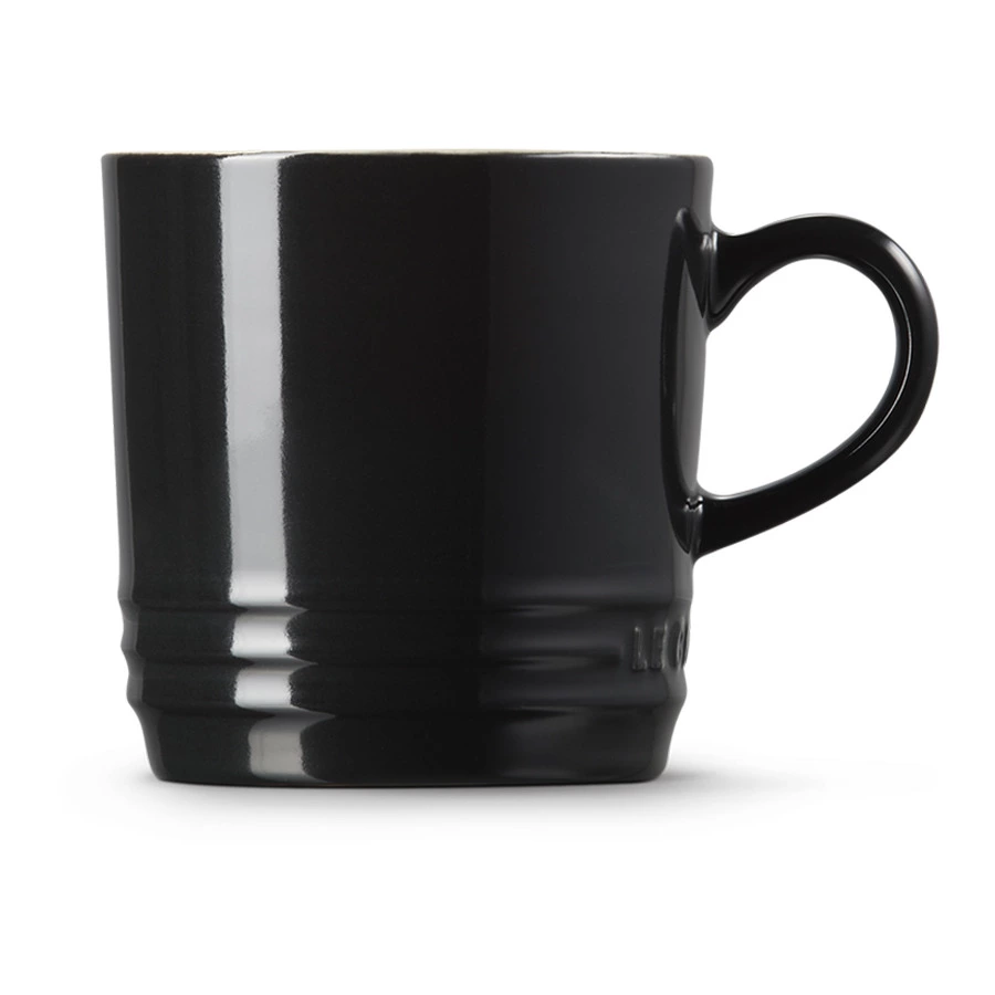 Кружка для капучино Le Creuset Black Onyx 200 мл, керамика, черная