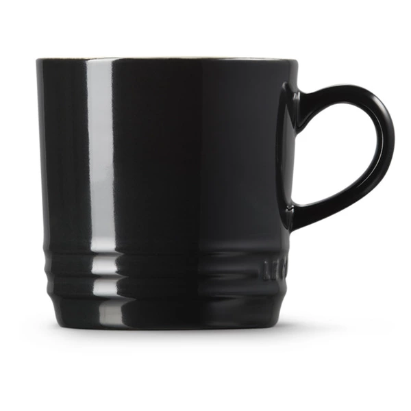 Кружка для капучино Le Creuset Black Onyx 200 мл, керамика, черная