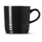 Кружка для капучино Le Creuset Black Onyx 200 мл, керамика, черная