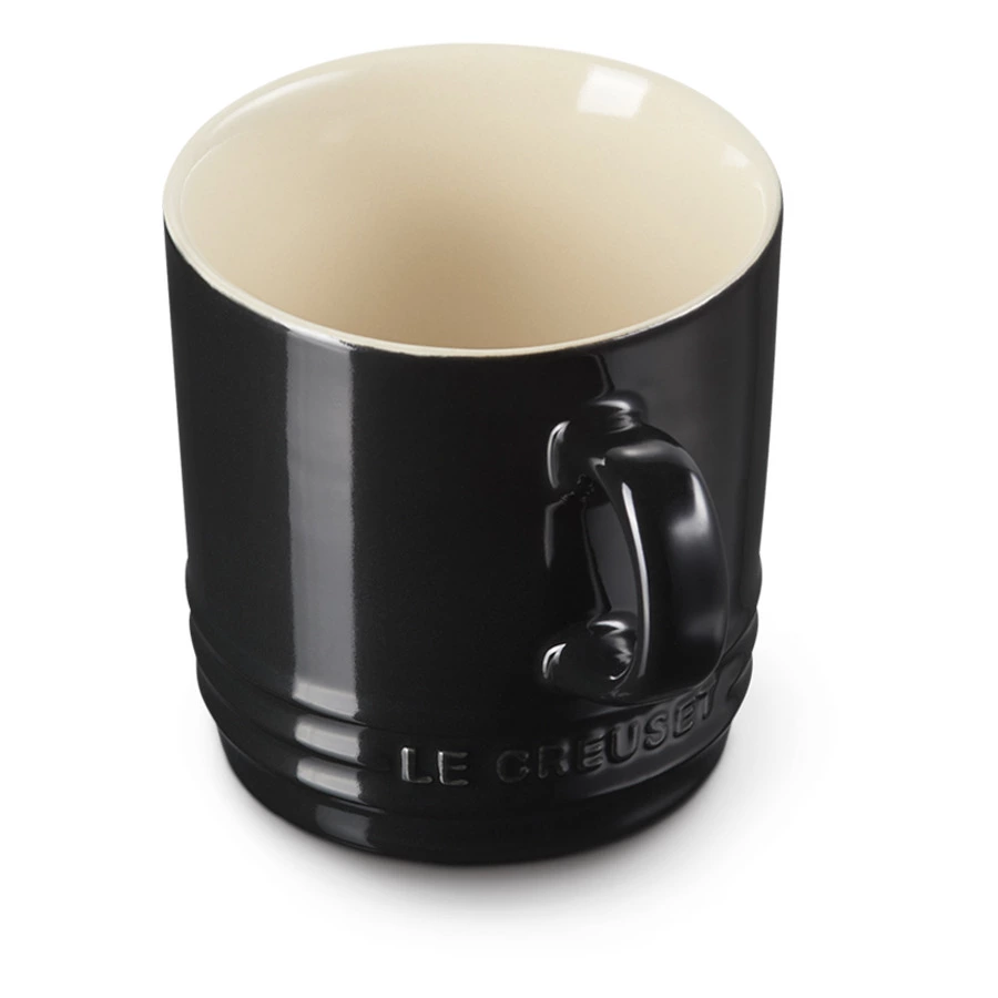 Кружка для капучино Le Creuset Black Onyx 200 мл, керамика, черная