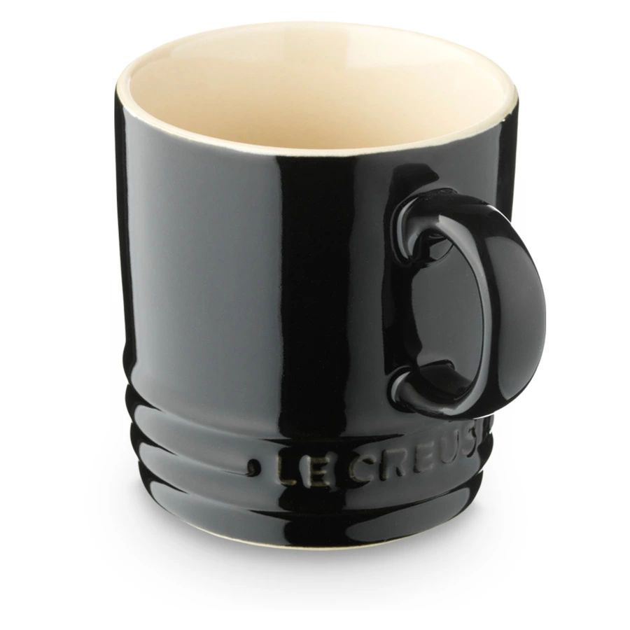 Кружка для капучино Le Creuset Black Onyx 200 мл, керамика, черная