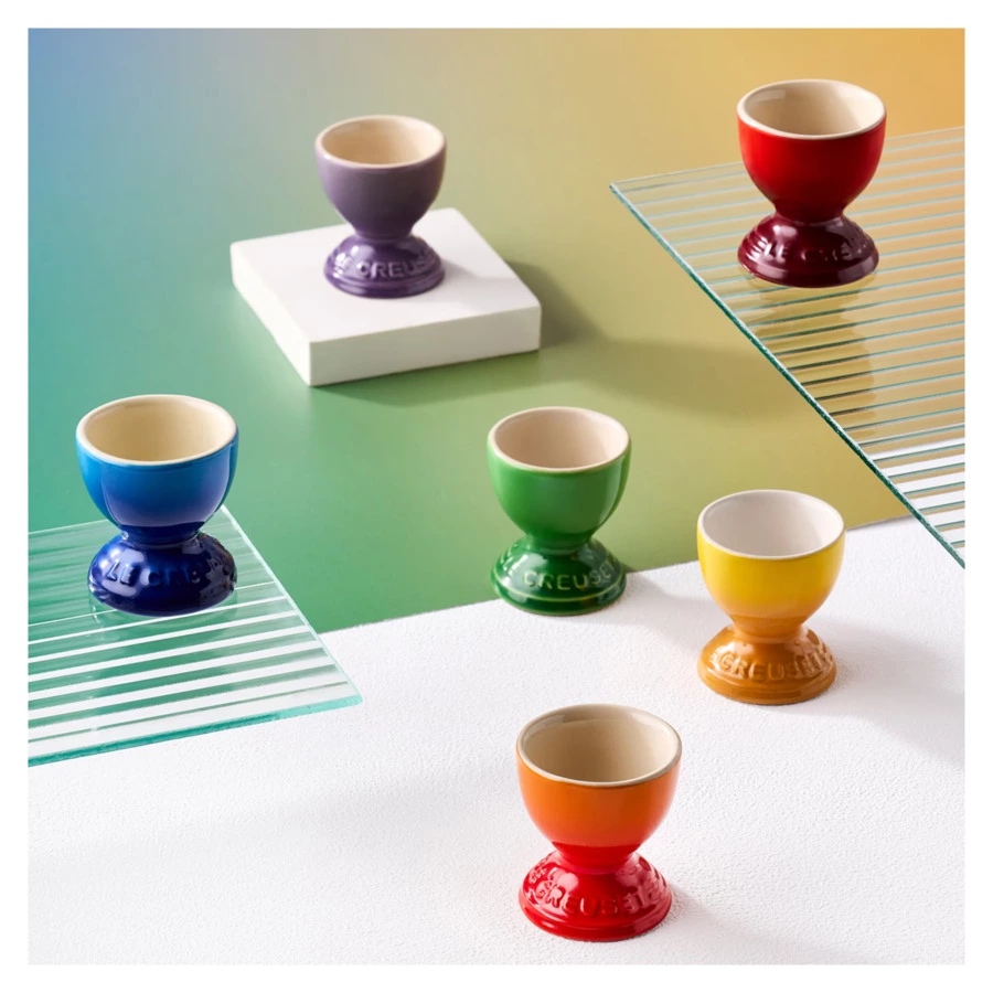 Набор подставок для яиц Le Creuset Rainbow, 6 шт, каменная керамика