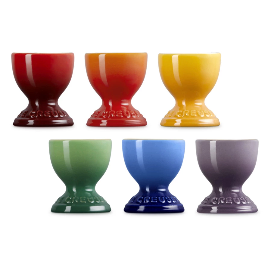 Набор подставок для яиц Le Creuset Rainbow, 6 шт, каменная керамика